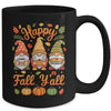 Happy Fall Y'all Gnome Pumpkin Autumn Thanksgiving Men Women Mug | siriusteestore