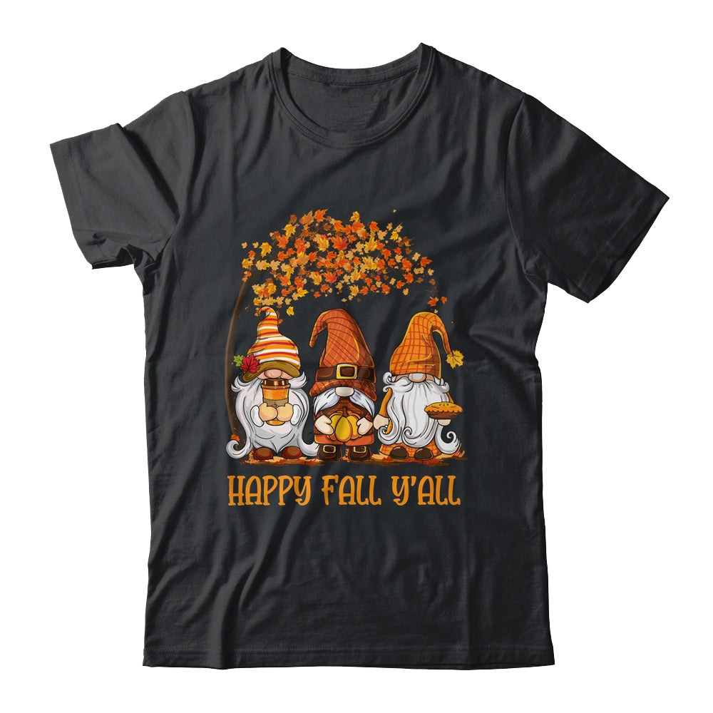 Happy Fall Y'all Gnomes Pumpkin Spice Season Gnome Autumn Shirt & Hoodie | siriusteestore