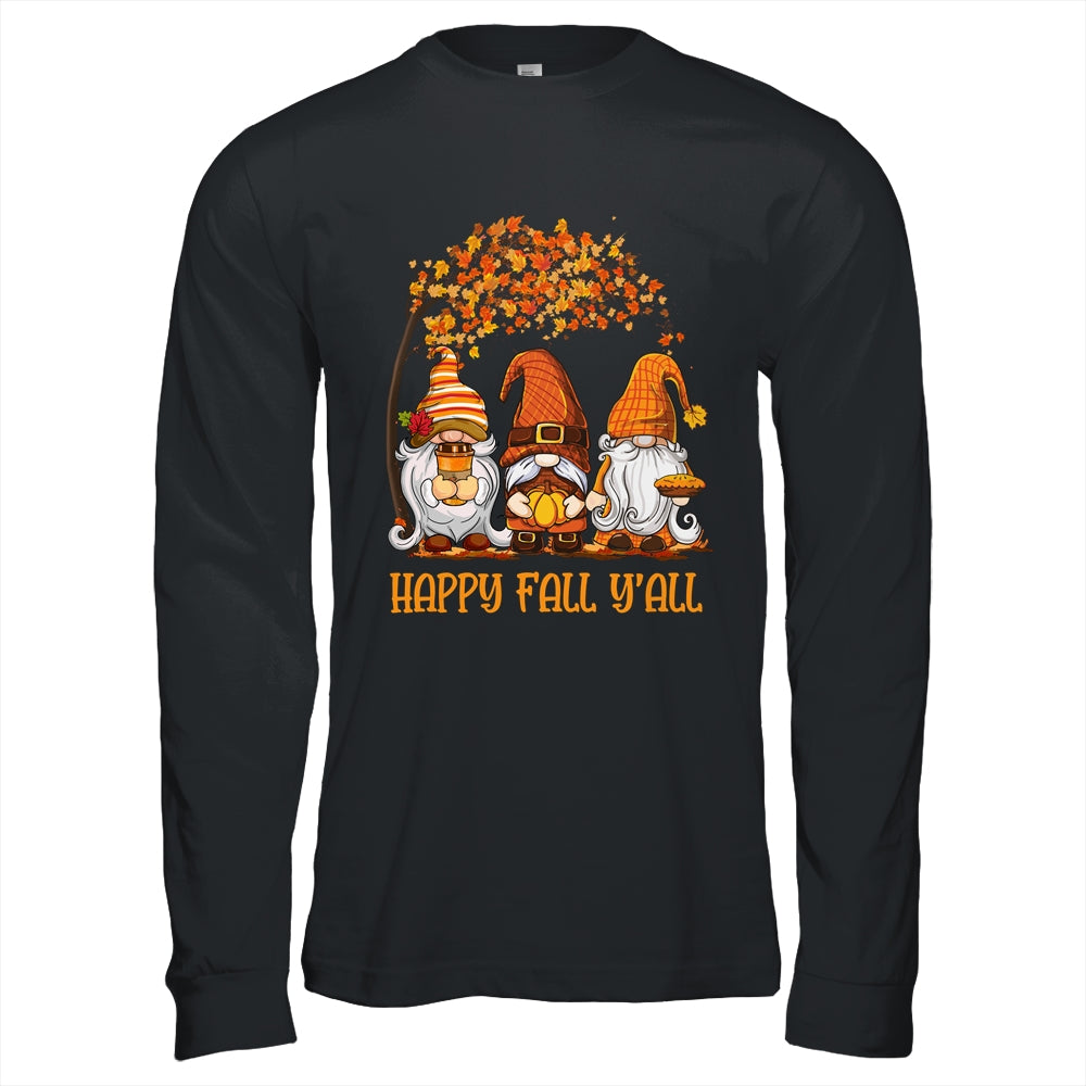 Happy Fall Y'all Gnomes Pumpkin Spice Season Gnome Autumn Shirt & Hoodie | siriusteestore