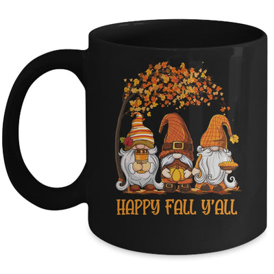 Happy Fall Y'all Gnomes Pumpkin Spice Season Gnome Autumn Mug | siriusteestore