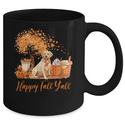 Happy Fall Y'all Labrador Autumn Pumpkin Spice Latte Mug | siriusteestore