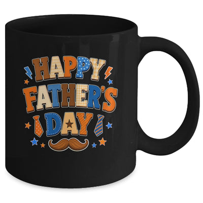 Happy Father Day Colorful Costume Dad Lover Family Kids Mug | siriusteestore