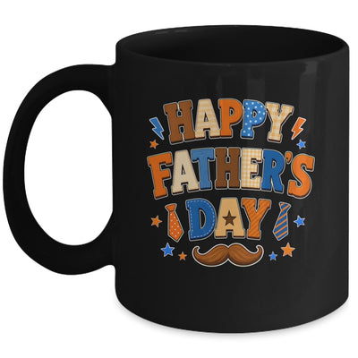 Happy Father Day Colorful Costume Dad Lover Family Kids Mug | siriusteestore