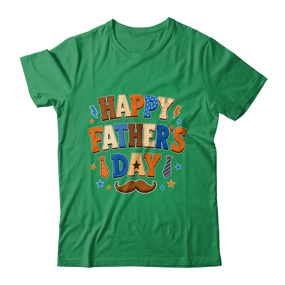 Happy Father Day Colorful Costume Dad Lover Family Kids Shirt & Hoodie | siriusteestore