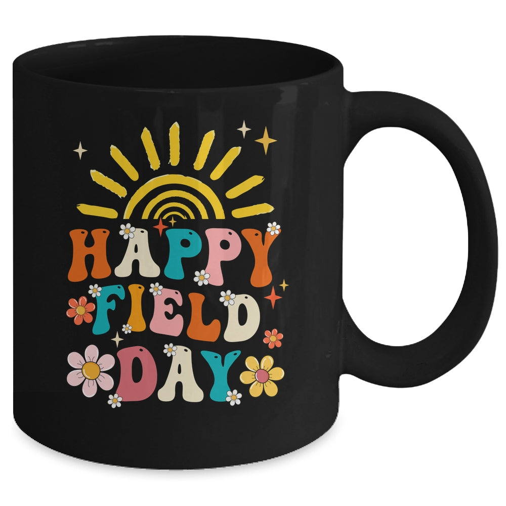 Happy Field Day Retro Groovy Field Day 2023 Last Day School Mug | siriusteestore