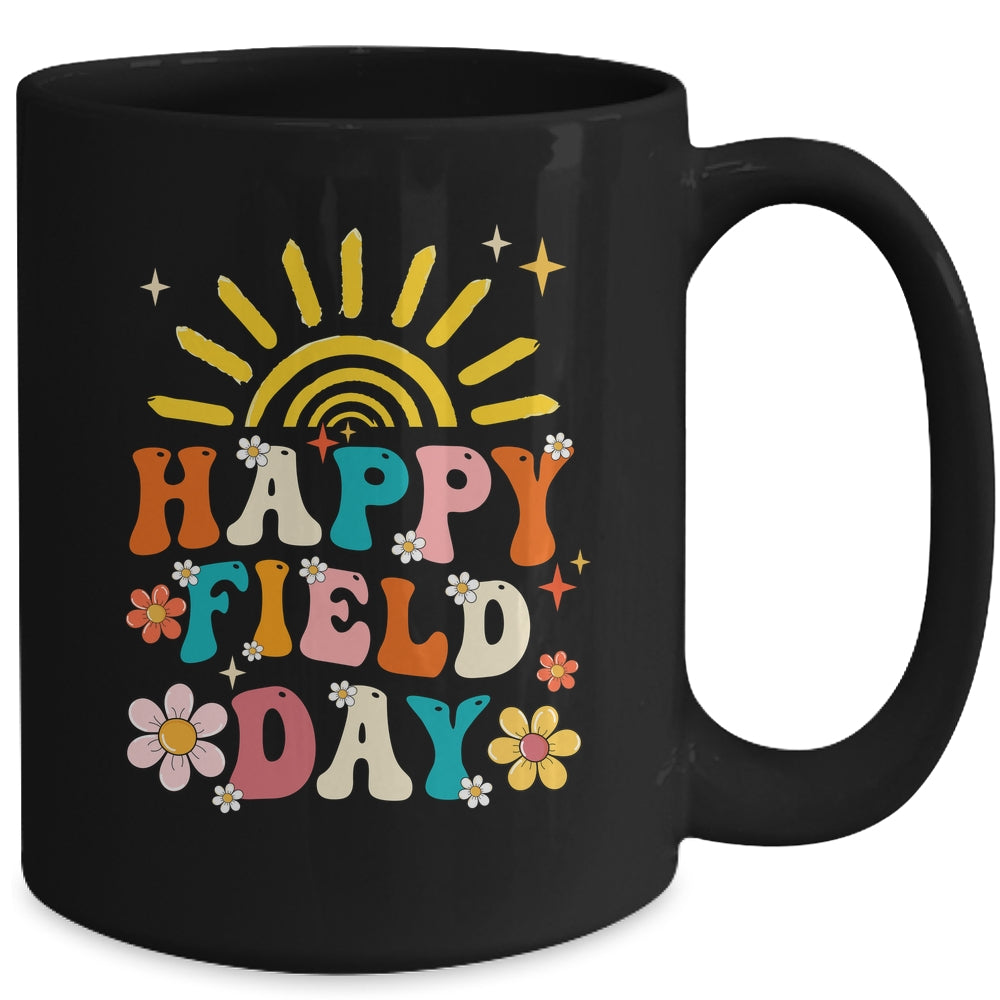 Happy Field Day Retro Groovy Field Day 2023 Last Day School Mug | siriusteestore