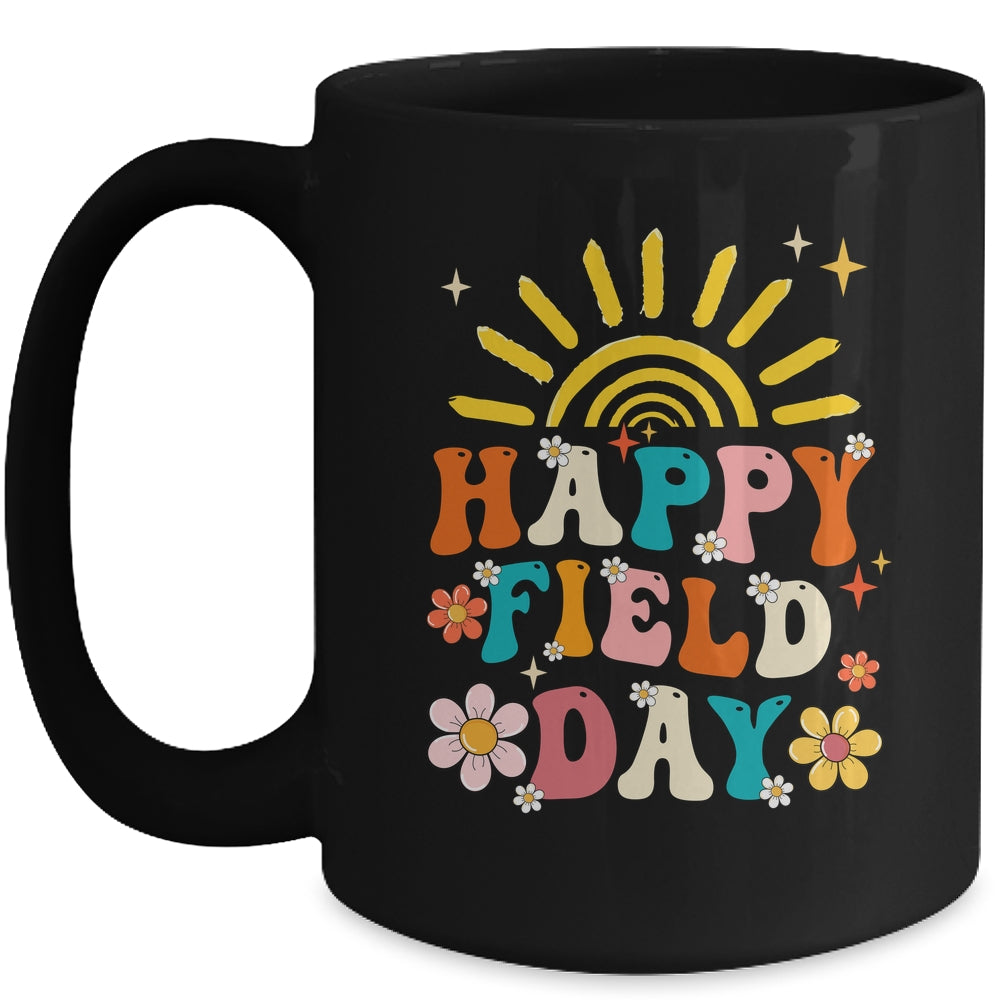 Happy Field Day Retro Groovy Field Day 2023 Last Day School Mug | siriusteestore