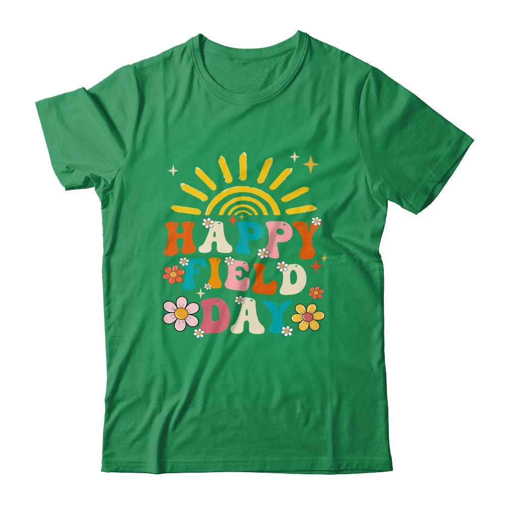Happy Field Day Retro Groovy Field Day 2023 Last Day School Shirt & Hoodie | siriusteestore