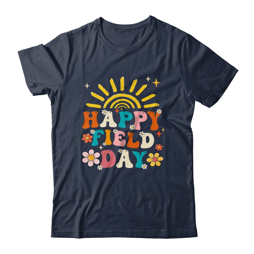 Happy Field Day Retro Groovy Field Day 2023 Last Day School Shirt & Hoodie | siriusteestore