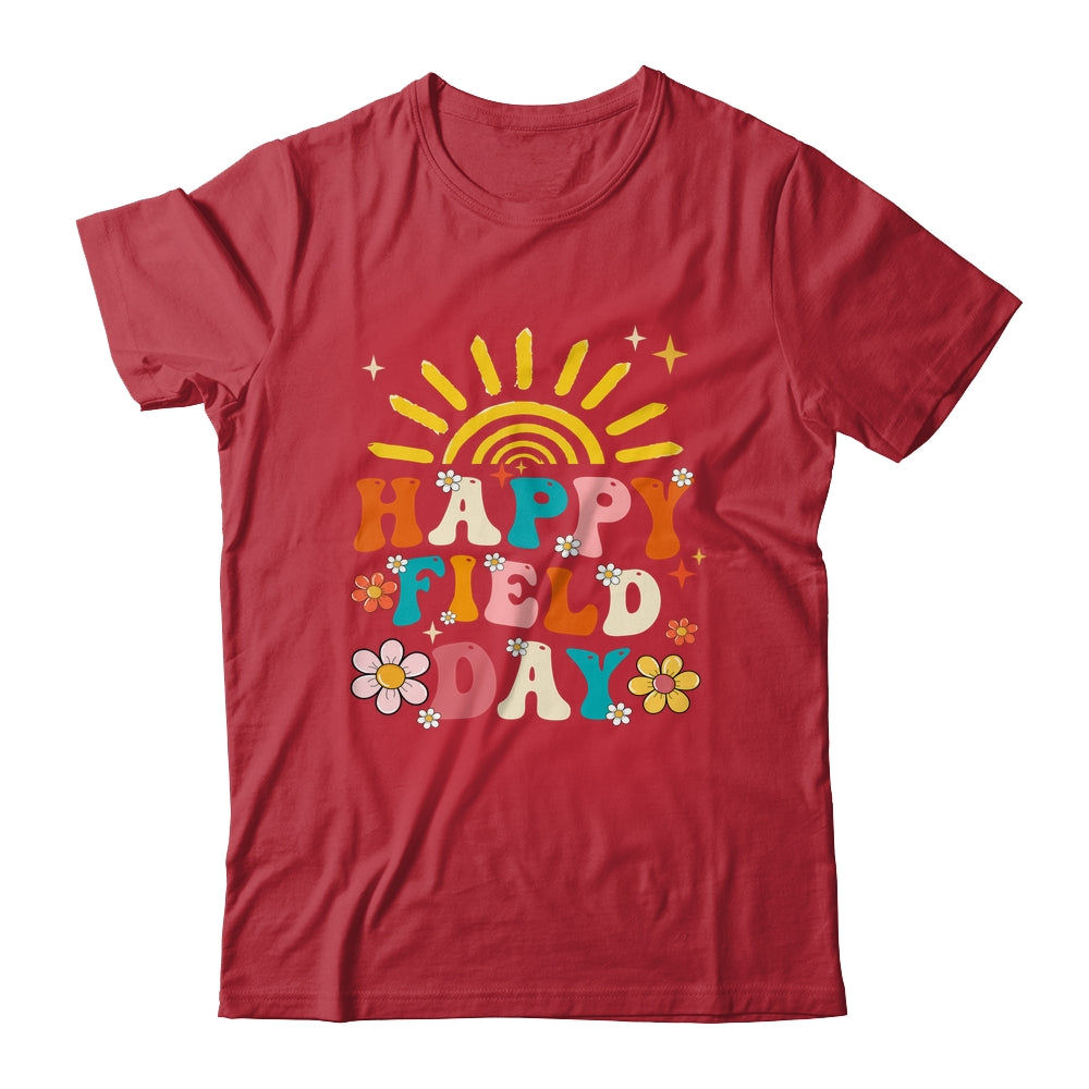 Happy Field Day Retro Groovy Field Day 2023 Last Day School Shirt & Hoodie | siriusteestore