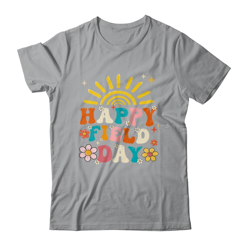 Happy Field Day Retro Groovy Field Day 2023 Last Day School Shirt & Hoodie | siriusteestore