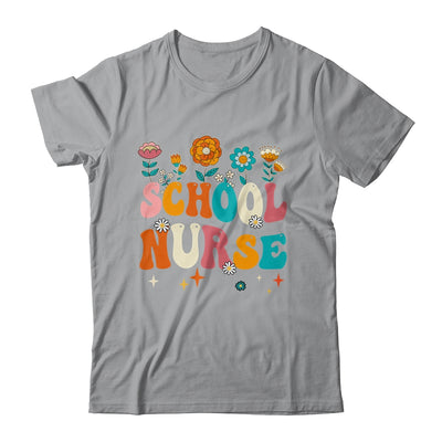 Happy First Day Of School Nurse Groovy Retro Back To School Shirt & Hoodie | siriusteestore