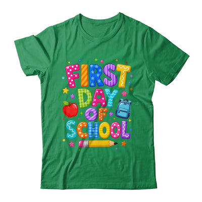 Happy First Day Of School Preppy Back To School Teacher Shirt & Hoodie | siriusteestore