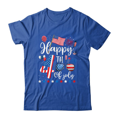 Happy Fourth Of July Patriotic US American Flag 4th Of July Shirt & Tank Top | siriusteestore