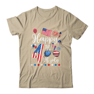 Happy Fourth Of July Patriotic US American Flag 4th Of July Shirt & Tank Top | siriusteestore