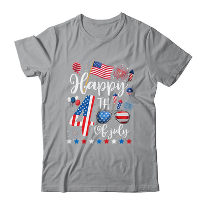 Happy Fourth Of July Patriotic US American Flag 4th Of July Shirt & Tank Top | siriusteestore