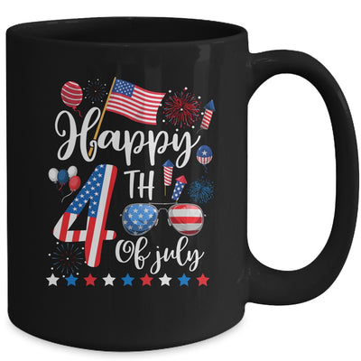 Happy Fourth Of July Patriotic US American Flag 4th Of July Mug | siriusteestore