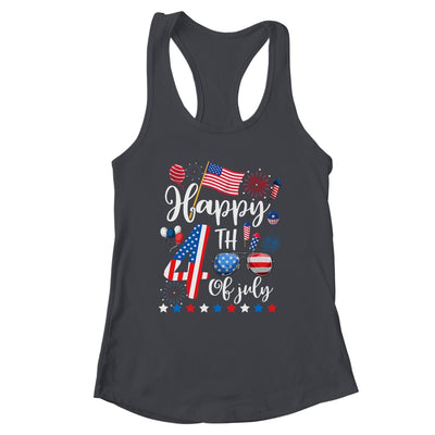 Happy Fourth Of July Patriotic US American Flag 4th Of July Shirt & Tank Top | siriusteestore