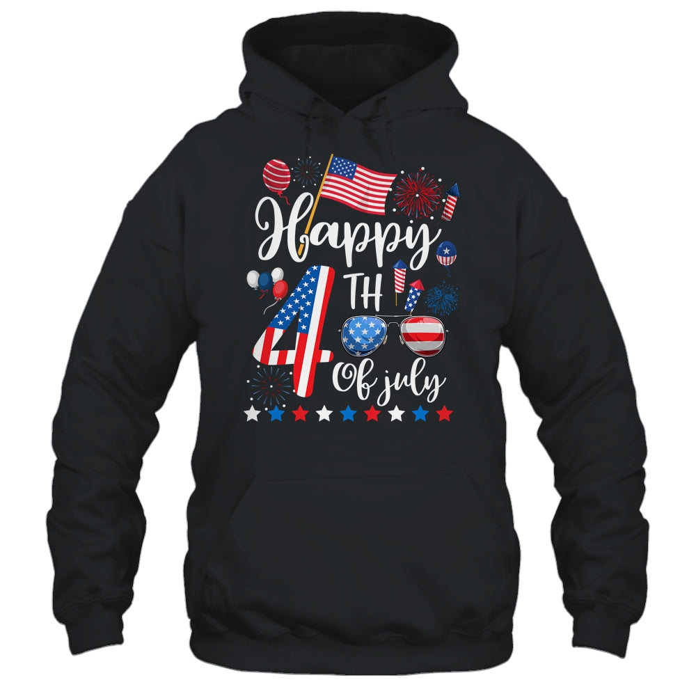 Happy Fourth Of July Patriotic US American Flag 4th Of July Shirt & Tank Top | siriusteestore