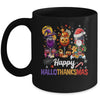 Happy Hallothanksmas Halloween Thanksgiving Christmas Drink Mug | siriusteestore