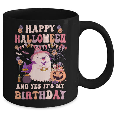 Happy Halloween And Yes It's My Birthday Halloween Party Mug | siriusteestore