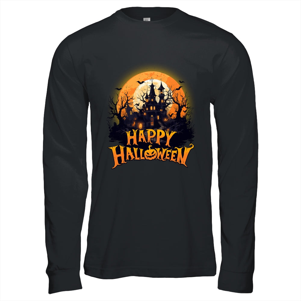 Happy Halloween Costumes Funny House Pumpkins Men Women Kid Shirt & Hoodie | siriusteestore