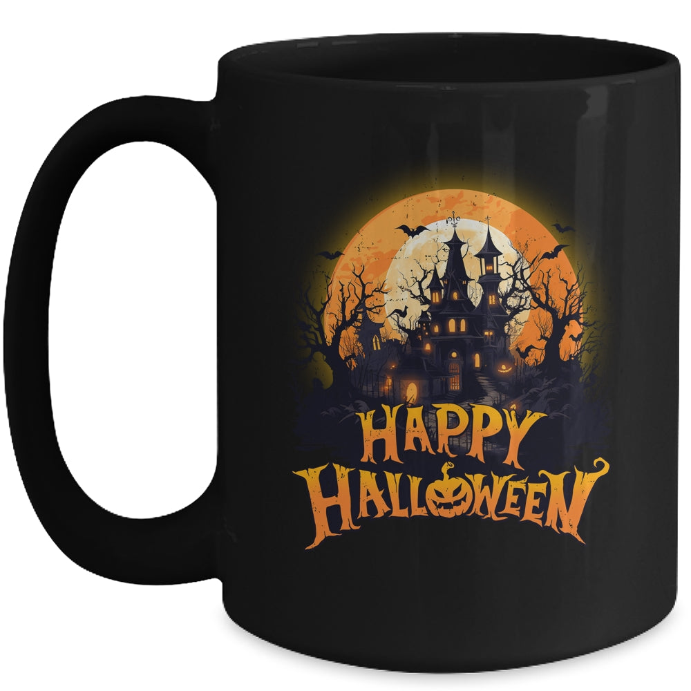 Happy Halloween Costumes Funny House Pumpkins Men Women Kid Mug | siriusteestore