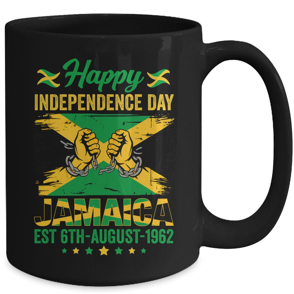 Happy Independence Day Jamaica 1962 Jamaican Men Women Mug | siriusteestore