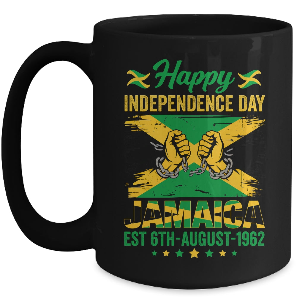 Happy Independence Day Jamaica 1962 Jamaican Men Women Mug | siriusteestore