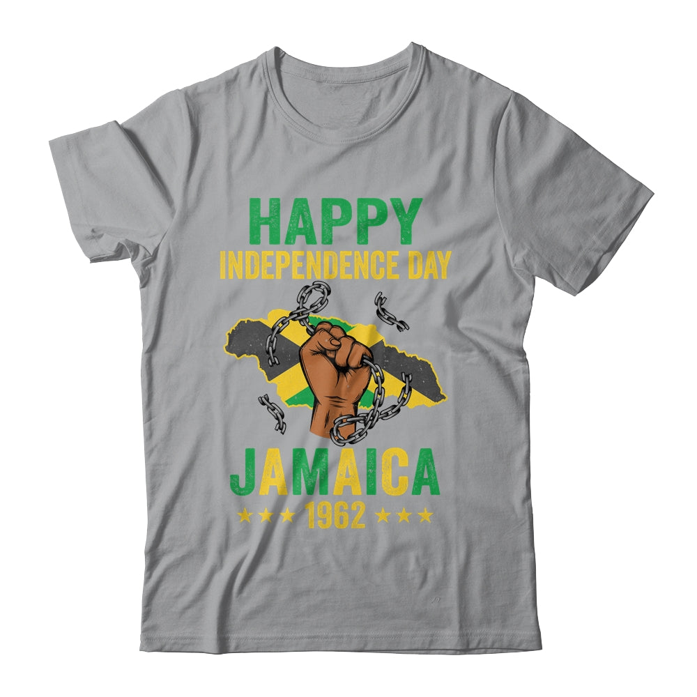 Happy Independence Day Jamaica Flag Jamaican 1962 Design Shirt & Tank Top | siriusteestore