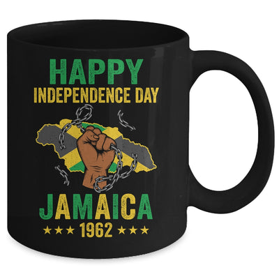 Happy Independence Day Jamaica Flag Jamaican 1962 Design Mug | siriusteestore