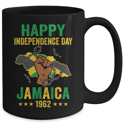 Happy Independence Day Jamaica Flag Jamaican 1962 Design Mug | siriusteestore