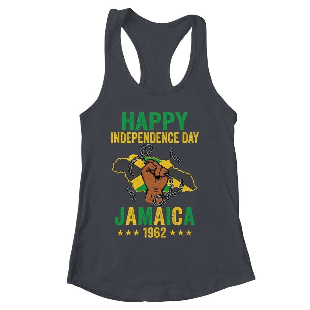Happy Independence Day Jamaica Flag Jamaican 1962 Design Shirt & Tank Top | siriusteestore