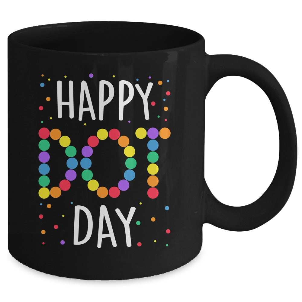 Happy International Dot Day Cute Boys Girls Kids Teacher Mug | siriusteestore