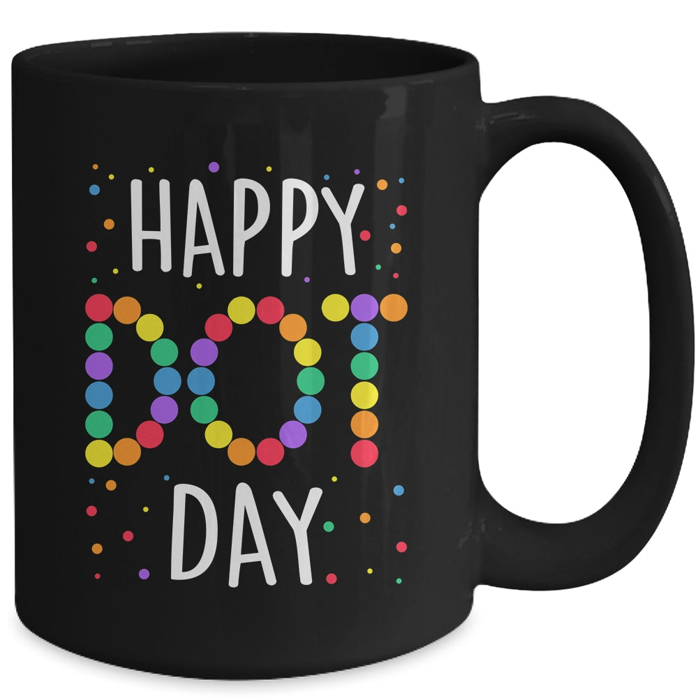 Happy International Dot Day Cute Boys Girls Kids Teacher Mug | siriusteestore