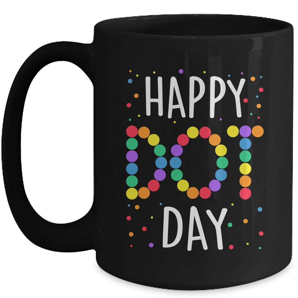Happy International Dot Day Cute Boys Girls Kids Teacher Mug | siriusteestore