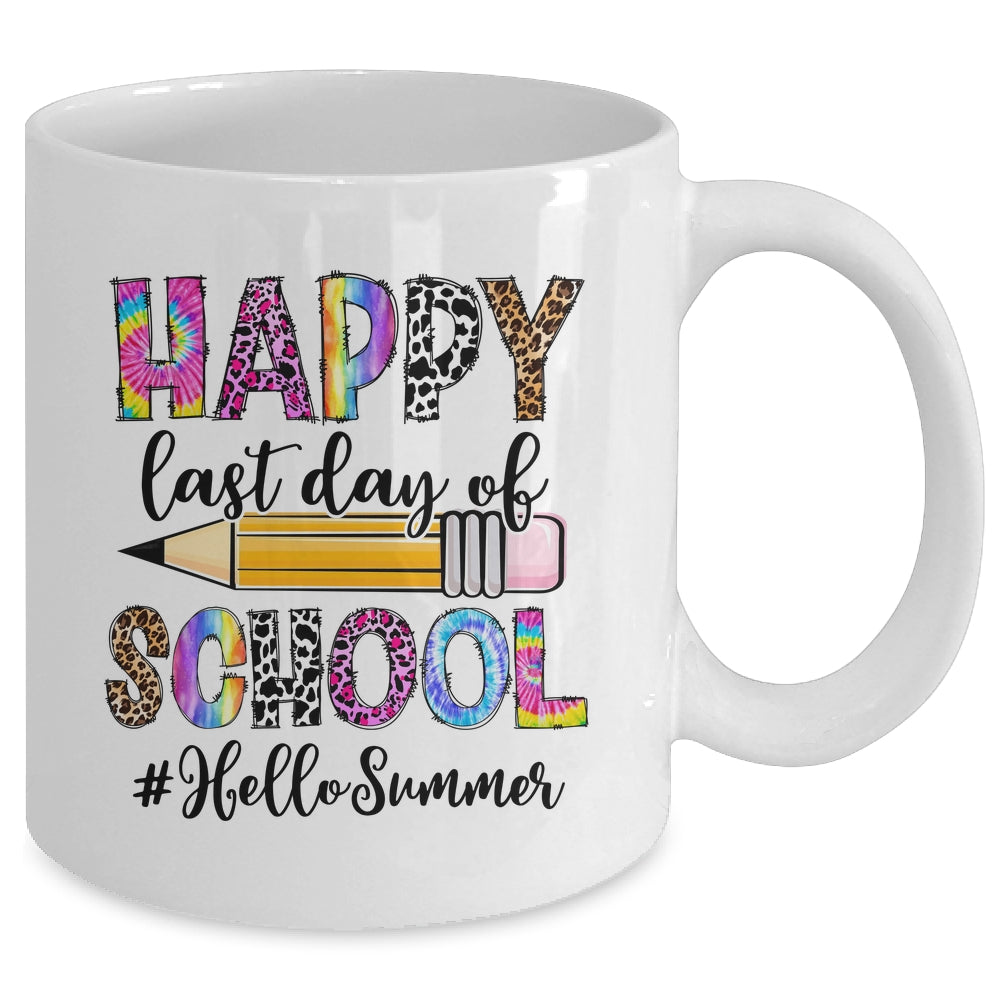 Happy Last Day Of School Hello Summer For Teacher Student Mug | siriusteestore