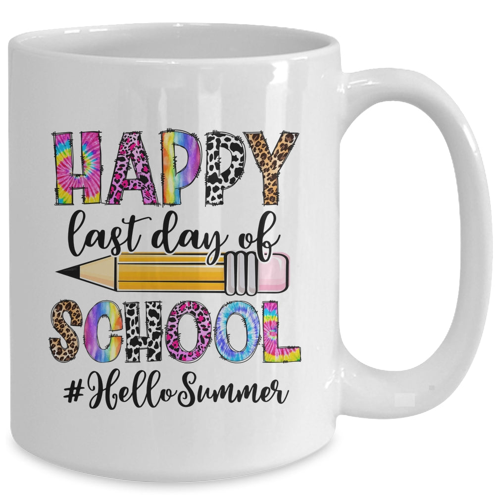 Happy Last Day Of School Hello Summer For Teacher Student Mug | siriusteestore