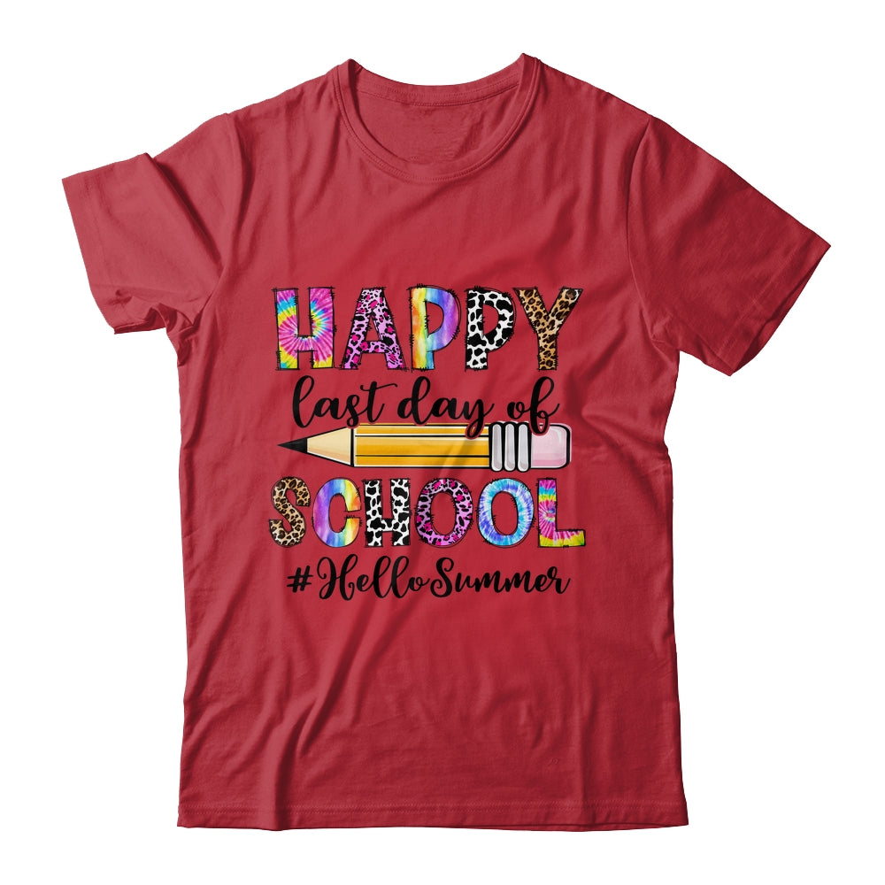 Happy Last Day Of School Hello Summer For Teacher Student Shirt & Hoodie | siriusteestore