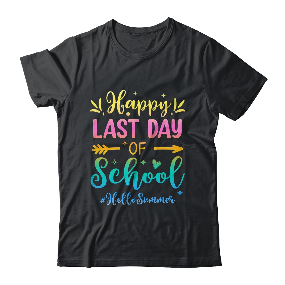 Happy Last Day Of School Hello Summer For Teachers Students Shirt & Tank Top | siriusteestore