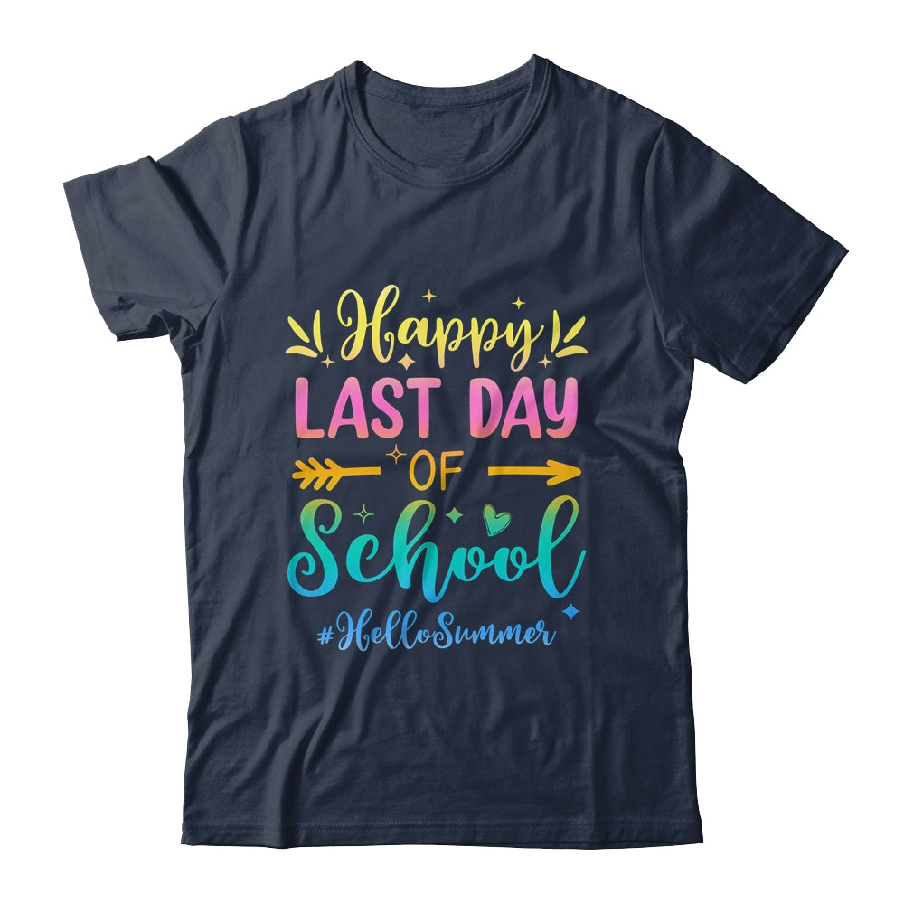 Happy Last Day Of School Hello Summer For Teachers Students Shirt & Tank Top | siriusteestore