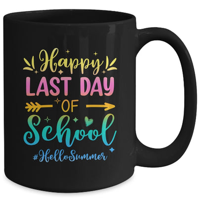 Happy Last Day Of School Hello Summer For Teachers Students Mug | siriusteestore