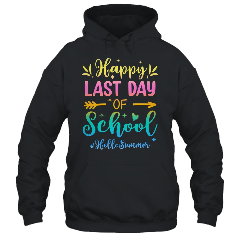 Happy Last Day Of School Hello Summer For Teachers Students Shirt & Tank Top | siriusteestore