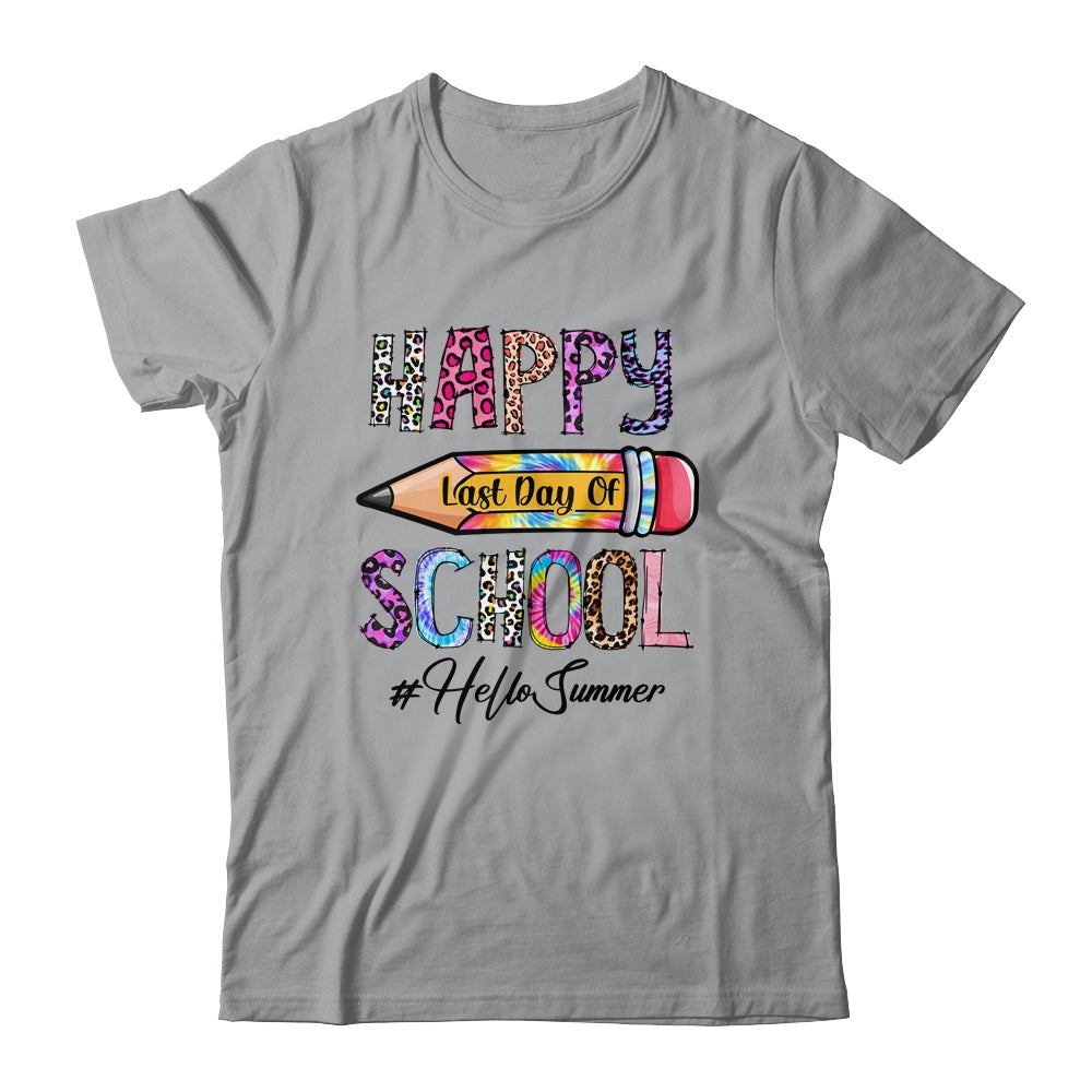 Happy Last Day Of School Hello Summer Student Teacher Shirt & Tank Top | siriusteestore