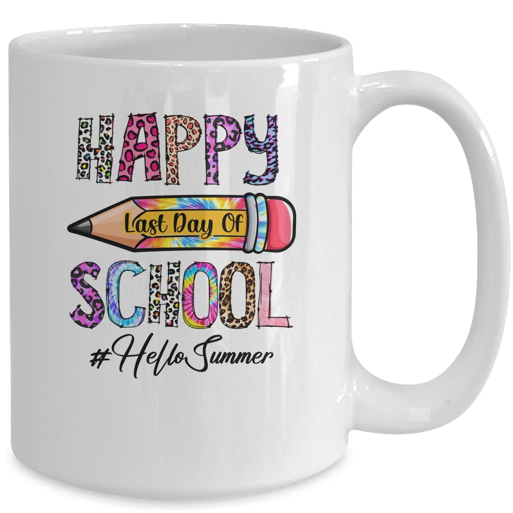 Happy Last Day Of School Hello Summer Student Teacher Mug | siriusteestore