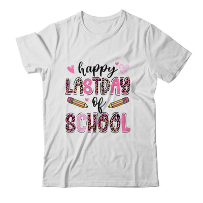 Happy Last Day Of School Leopard Teacher End Of School Year Shirt & Tank Top | siriusteestore