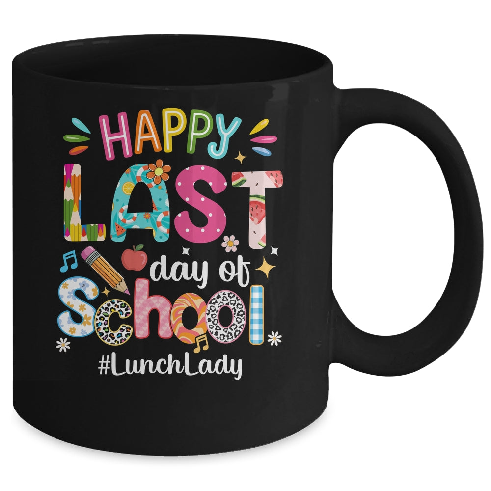 Happy Last Day Of School Lunch Lady Life Summer Funny Mug | siriusteestore