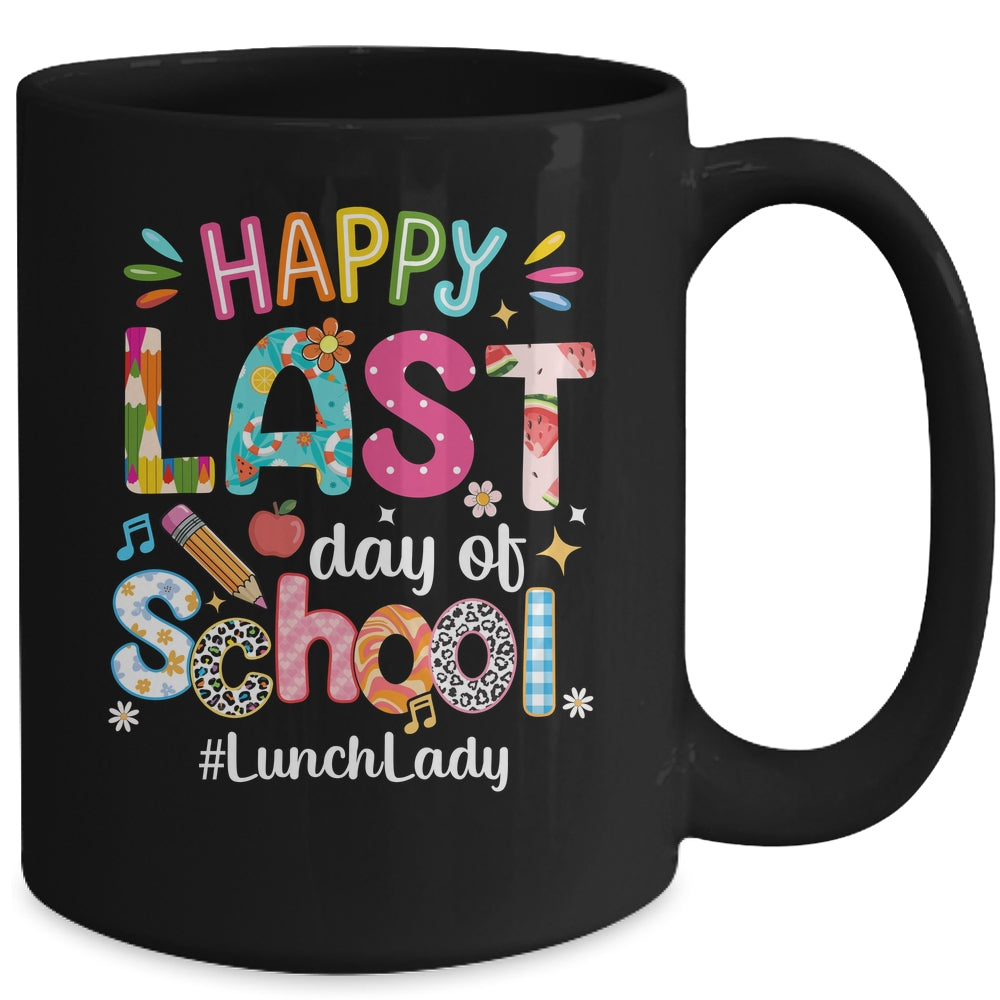 Happy Last Day Of School Lunch Lady Life Summer Funny Mug | siriusteestore