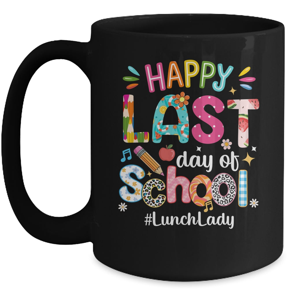 Happy Last Day Of School Lunch Lady Life Summer Funny Mug | siriusteestore