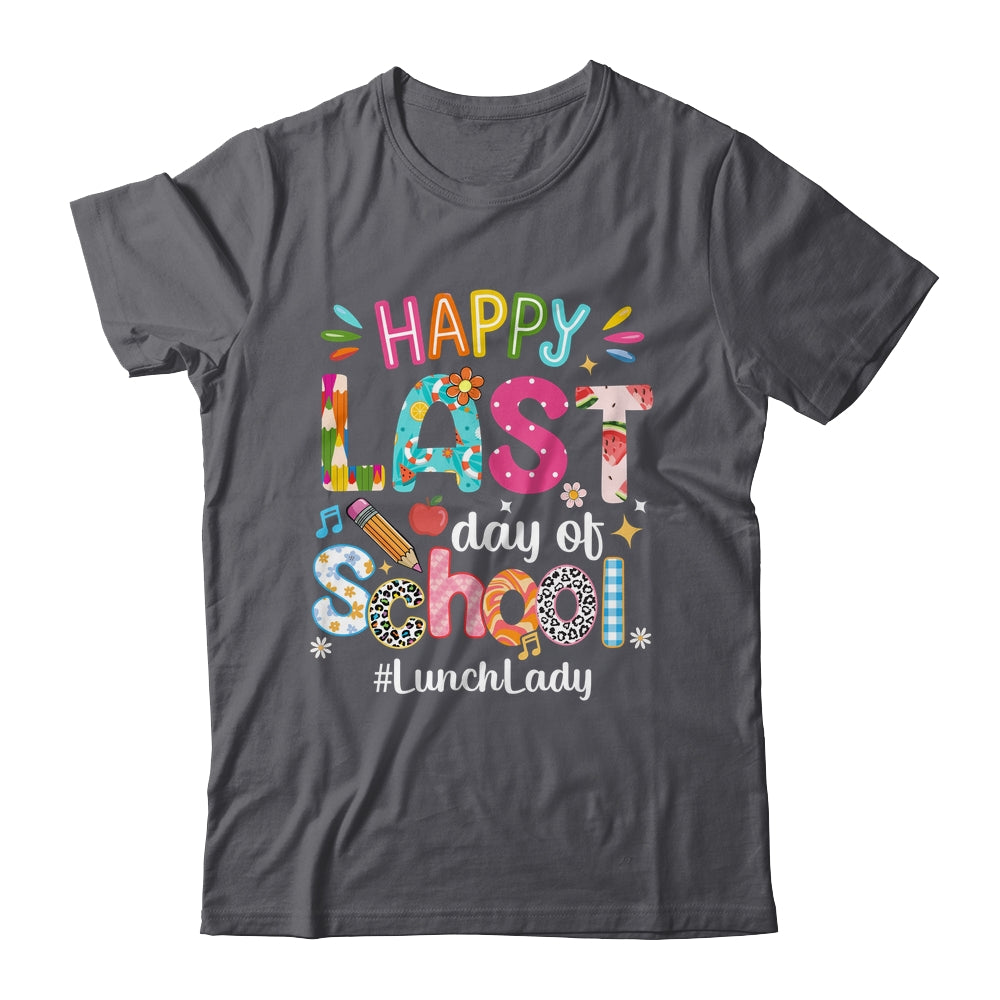 Happy Last Day Of School Lunch Lady Life Summer Funny Shirt & Tank Top | siriusteestore